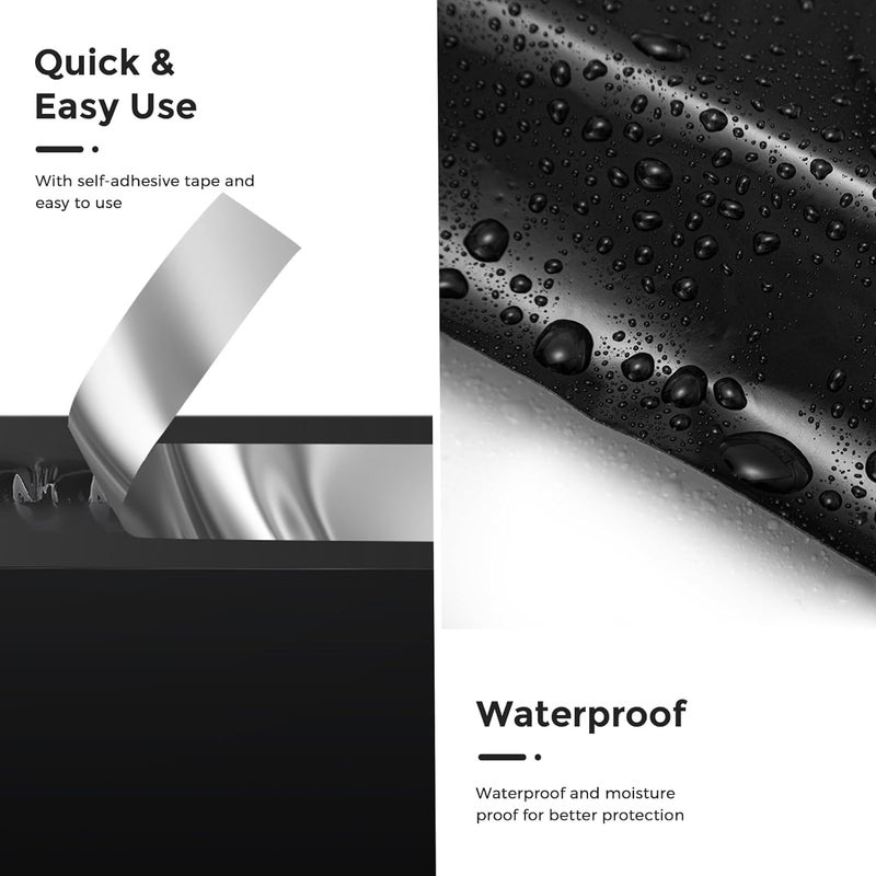 Metronic Poly Mailers 10x13 100 Pcs | Small Shipping Bags for Clothing | Mailing Bags for Small Business, Shipping Envelopes,Packing Bags in Black - Image 3